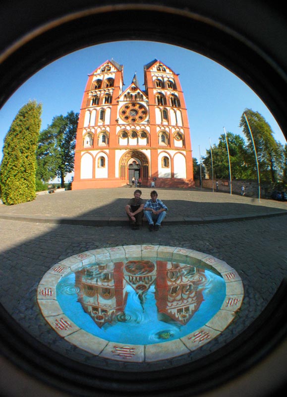 Interactive 3D street art in Limburg