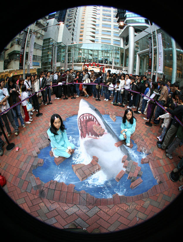 3d-street-painting-shark-hongkong
